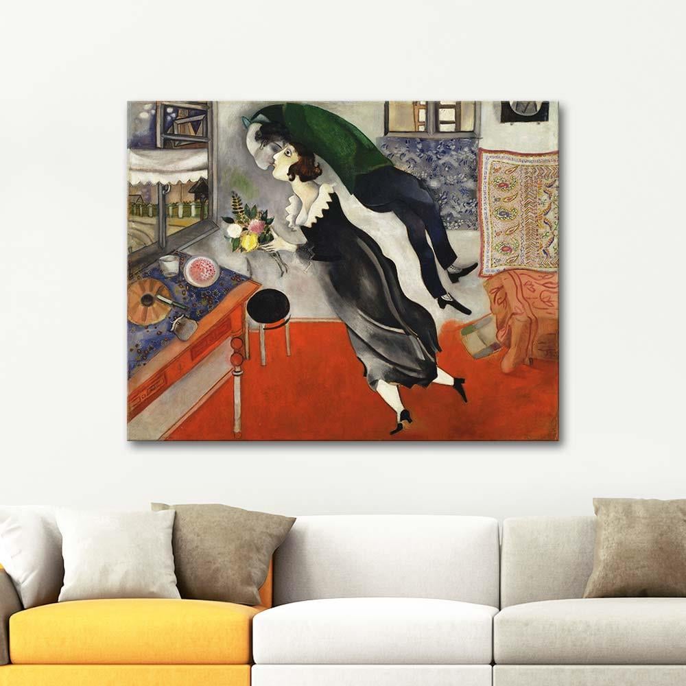 Marc Chagall Birthday Art Print