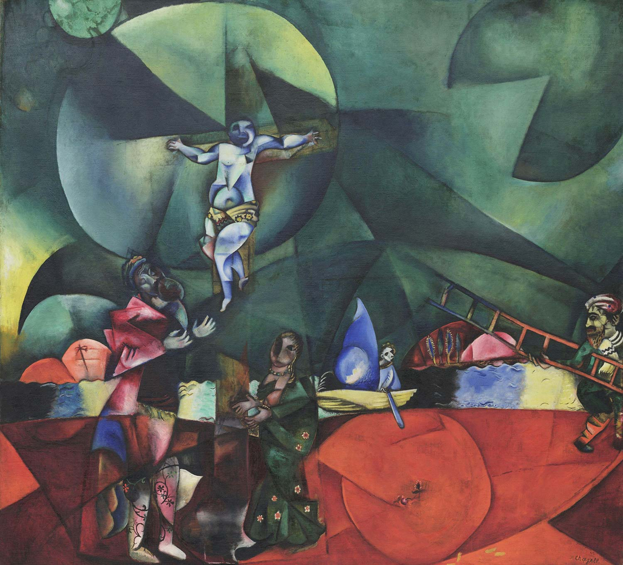 Marc Chagall Eziyet Kanvas Tablo