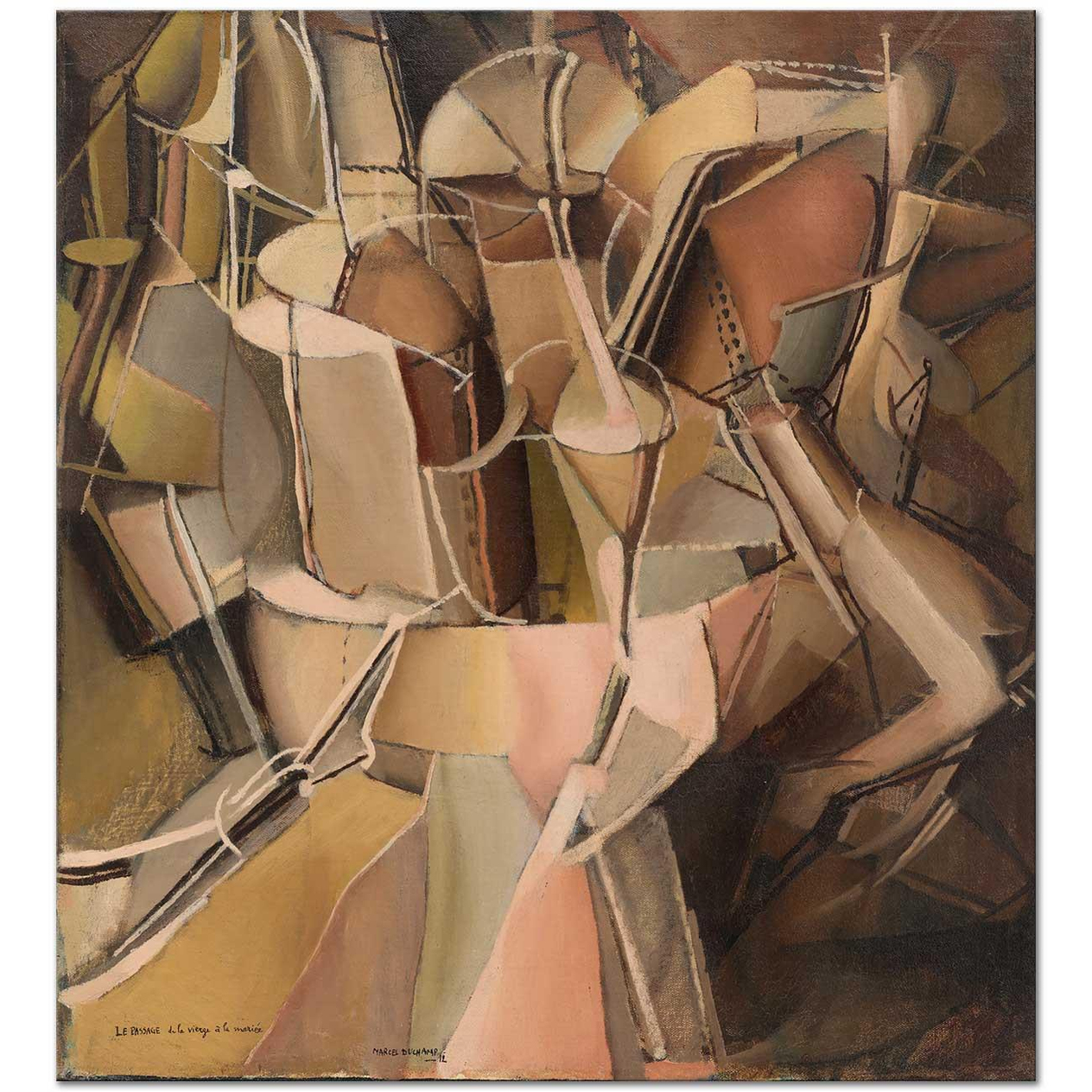 The Passage from Virgin to Bride by Marcel Duchamp