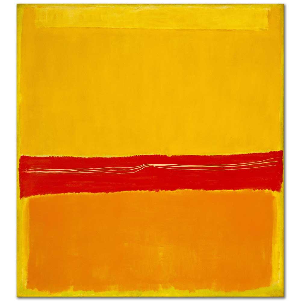 Mark Rothko No 5 Kanvas Tablo