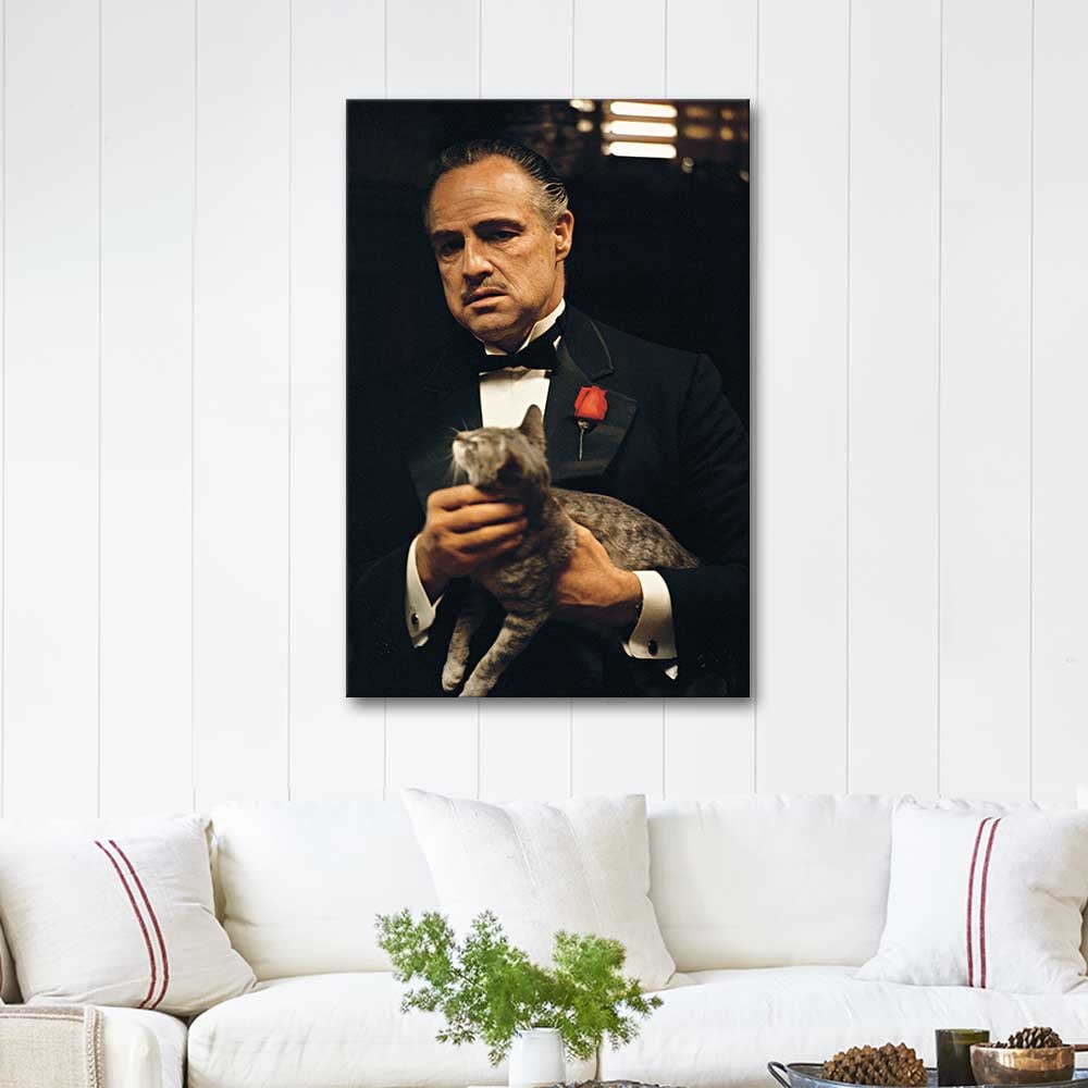 Marlon Brando in the Godfather Art Print