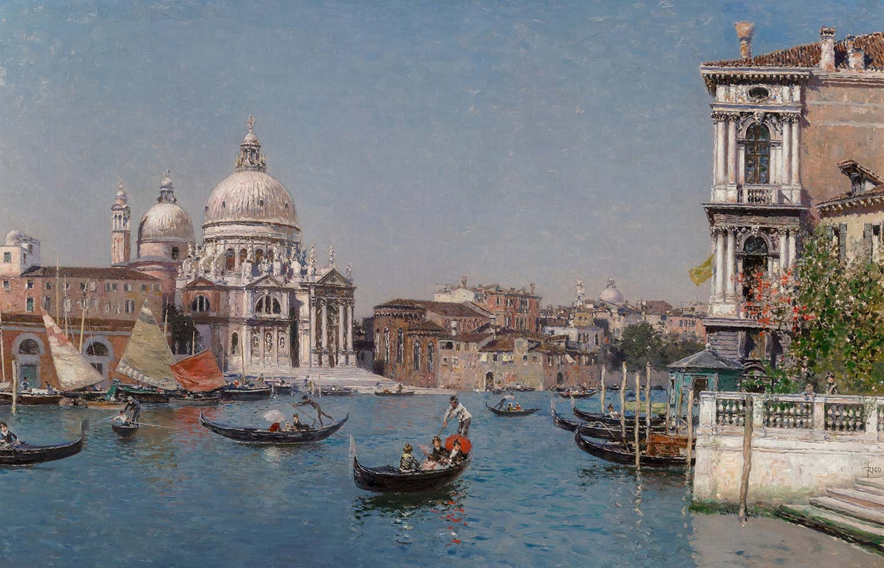 Martin Rico y Ortega The Grand Canal, Venice Art Print