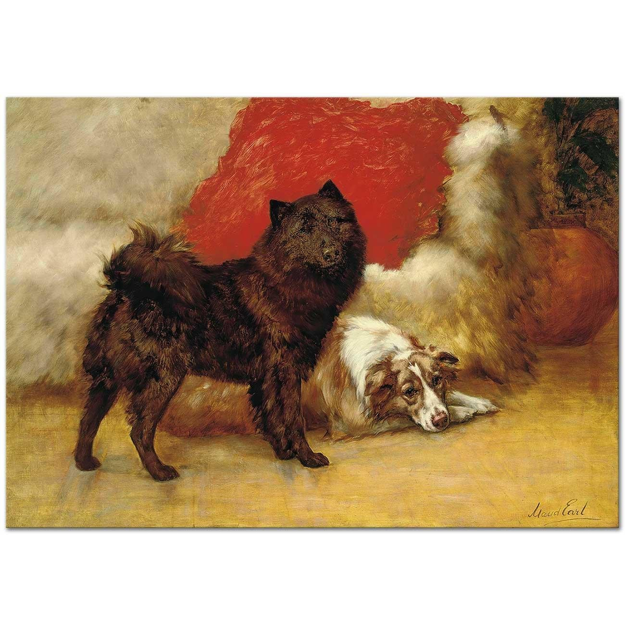 Maud Earl Best Friends Art Print