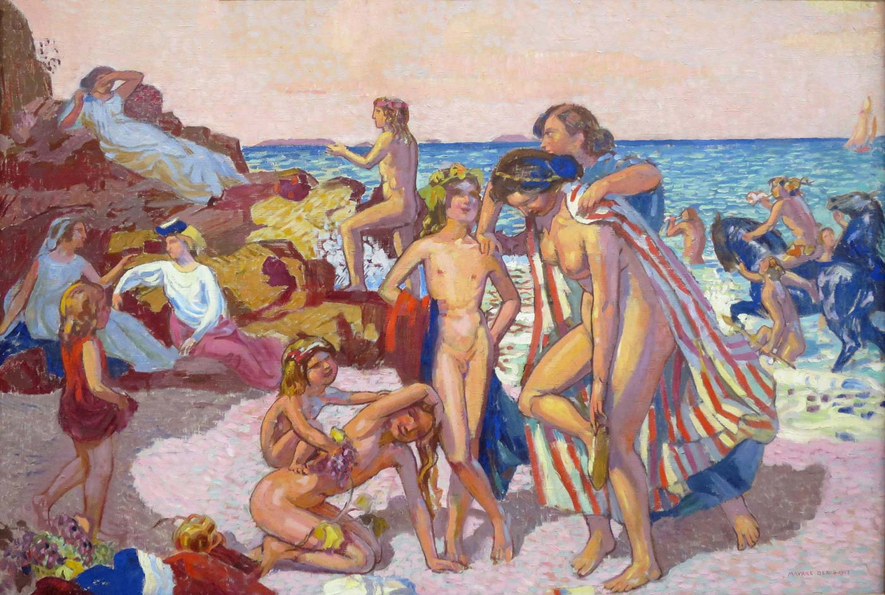Maurice Denis Bacchus ve Ariadne Kanvas Tablo