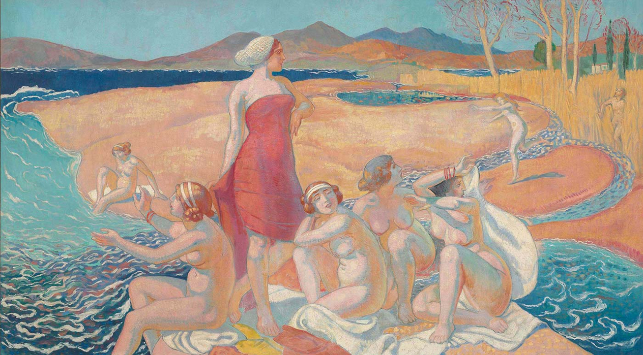 Maurice Denis Odyseus'un Uyanışı Kanvas Tablo