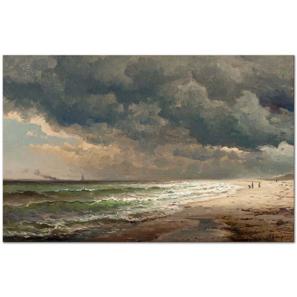 Long Island Beach by Mauritz de Haas