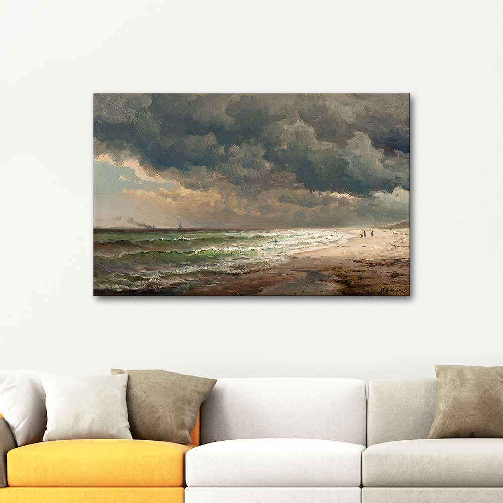 Mauritz de Haas Long Island Beach Art Print