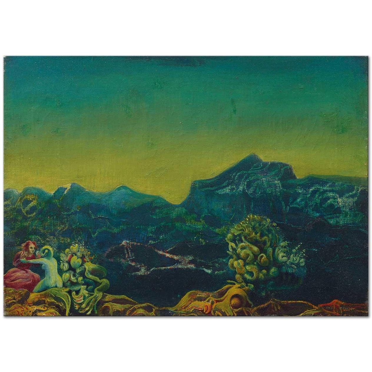 Max Ernst At the Antipodes of the Landscape Art Print