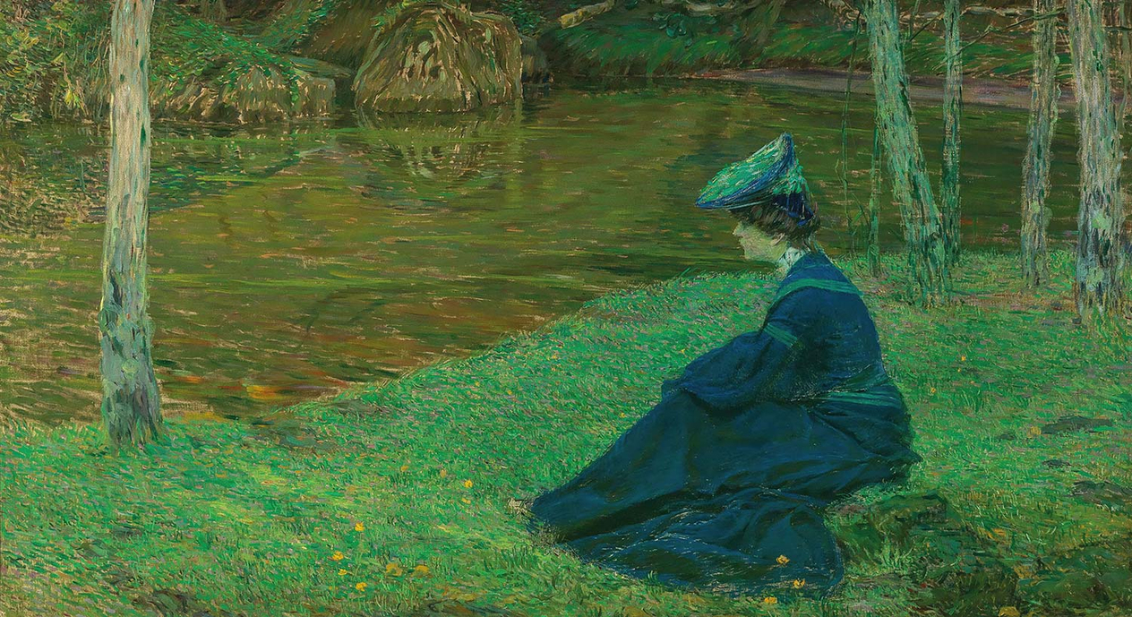 Max Kurzweil Martha Kurzweil On The Shore In Pont Aven Art Print