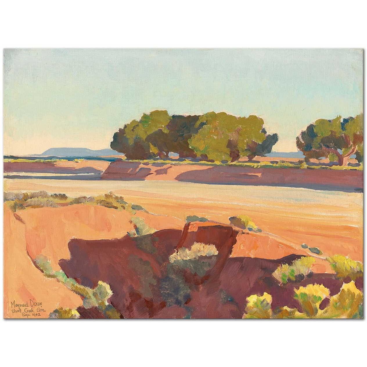 Shadows on Short Creek by Maynard Dixon