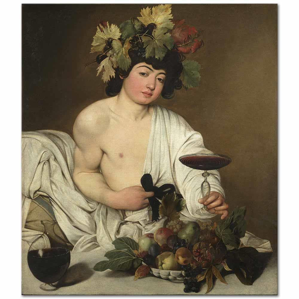 Michelangelo Caravaggio Bacchus Kanvas Tablo