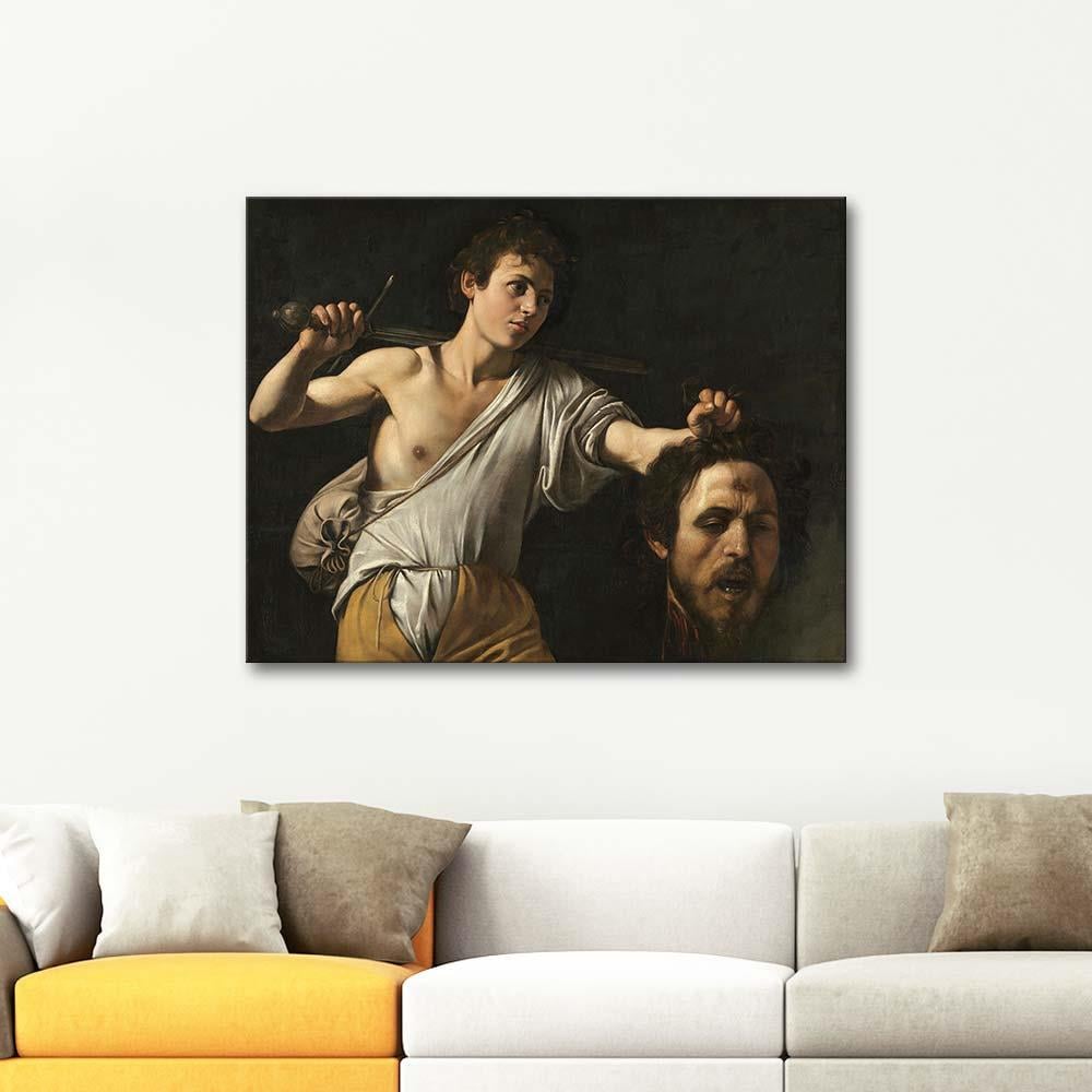 Michelangelo Caravaggio David and the Head of Goliath Art Print