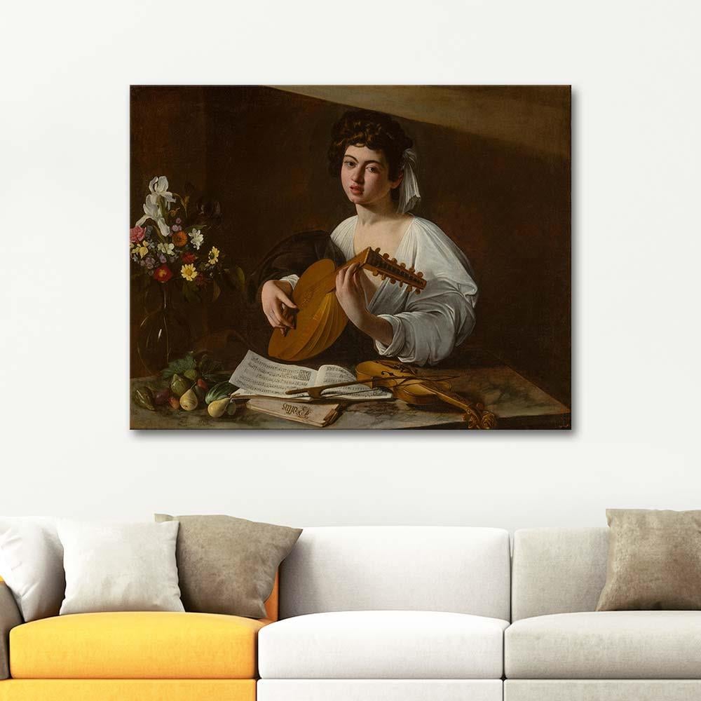 Michelangelo Caravaggio Lute Player Art Print