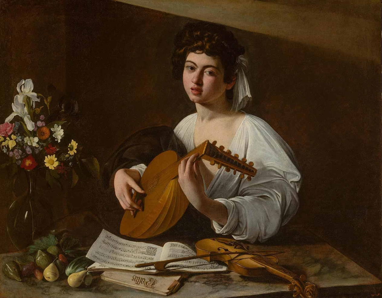 Lute Player by Michelangelo Caravaggio
