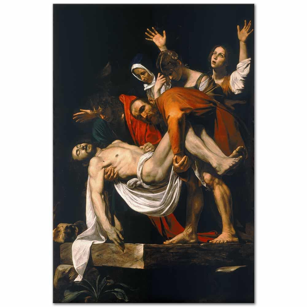 Michelangelo Caravaggio İsa'nın Defni Kanvas Tablo