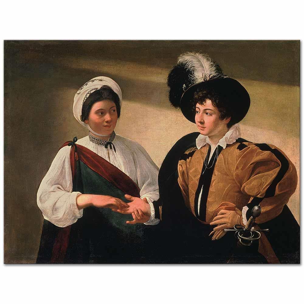 Michelangelo Caravaggio Falcı Kanvas Tablo