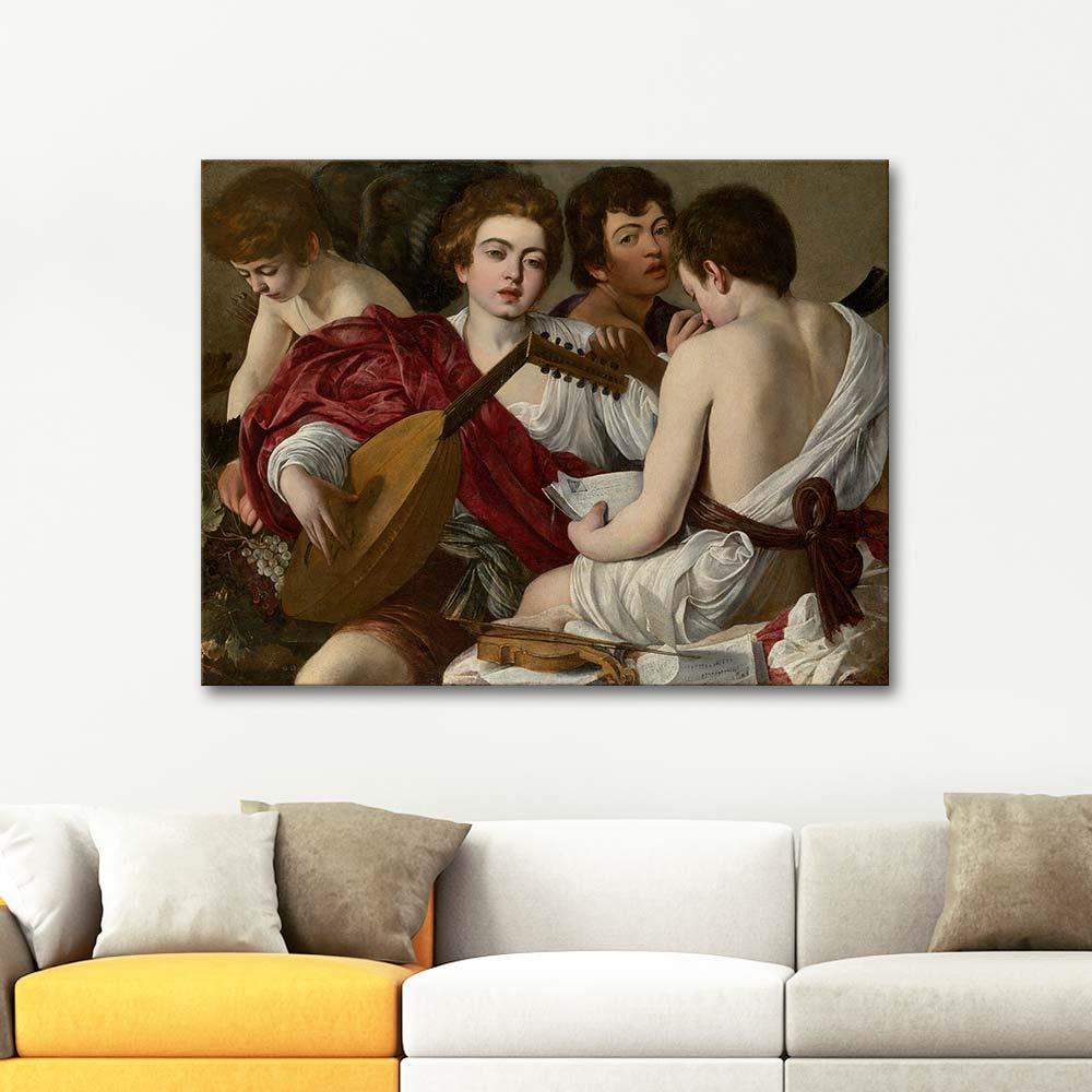 Michelangelo Caravaggio The Musicians Art Print