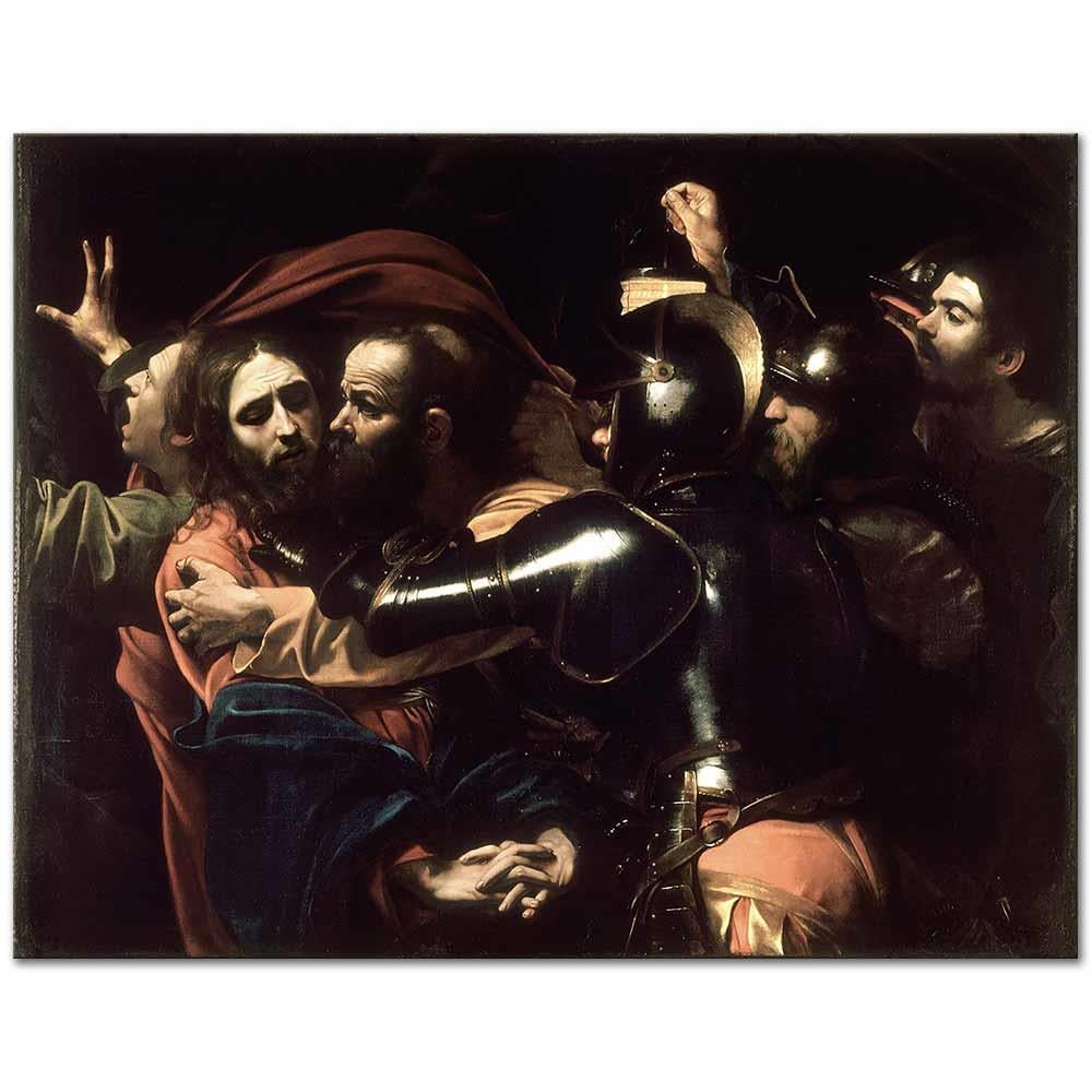 Michelangelo Caravaggio Hz Isa'nın Yakalanışı Kanvas Tablo