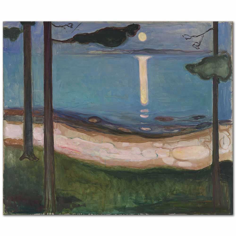 Edvard Munch Mehtap Kanvas Tablo