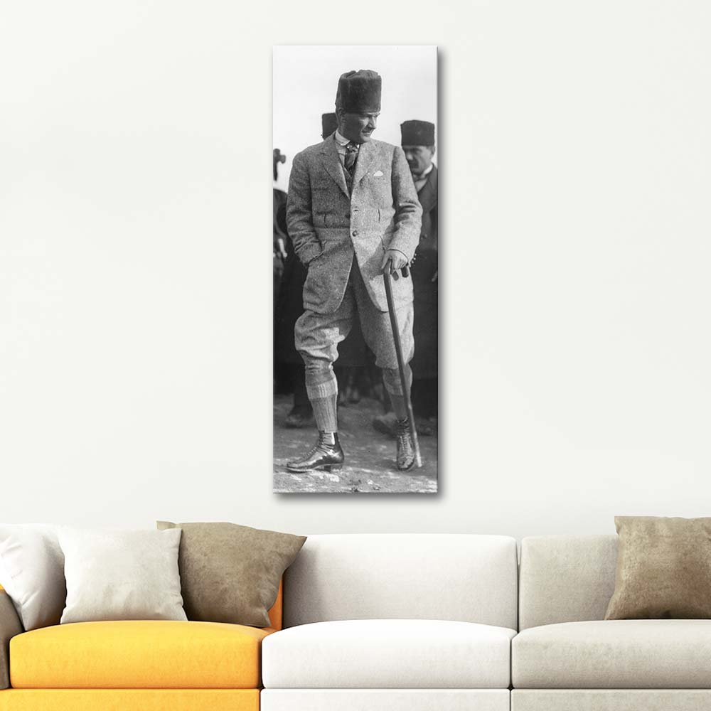Mustafa Kemal Atatürk Afyon'da Kanvas Tablo