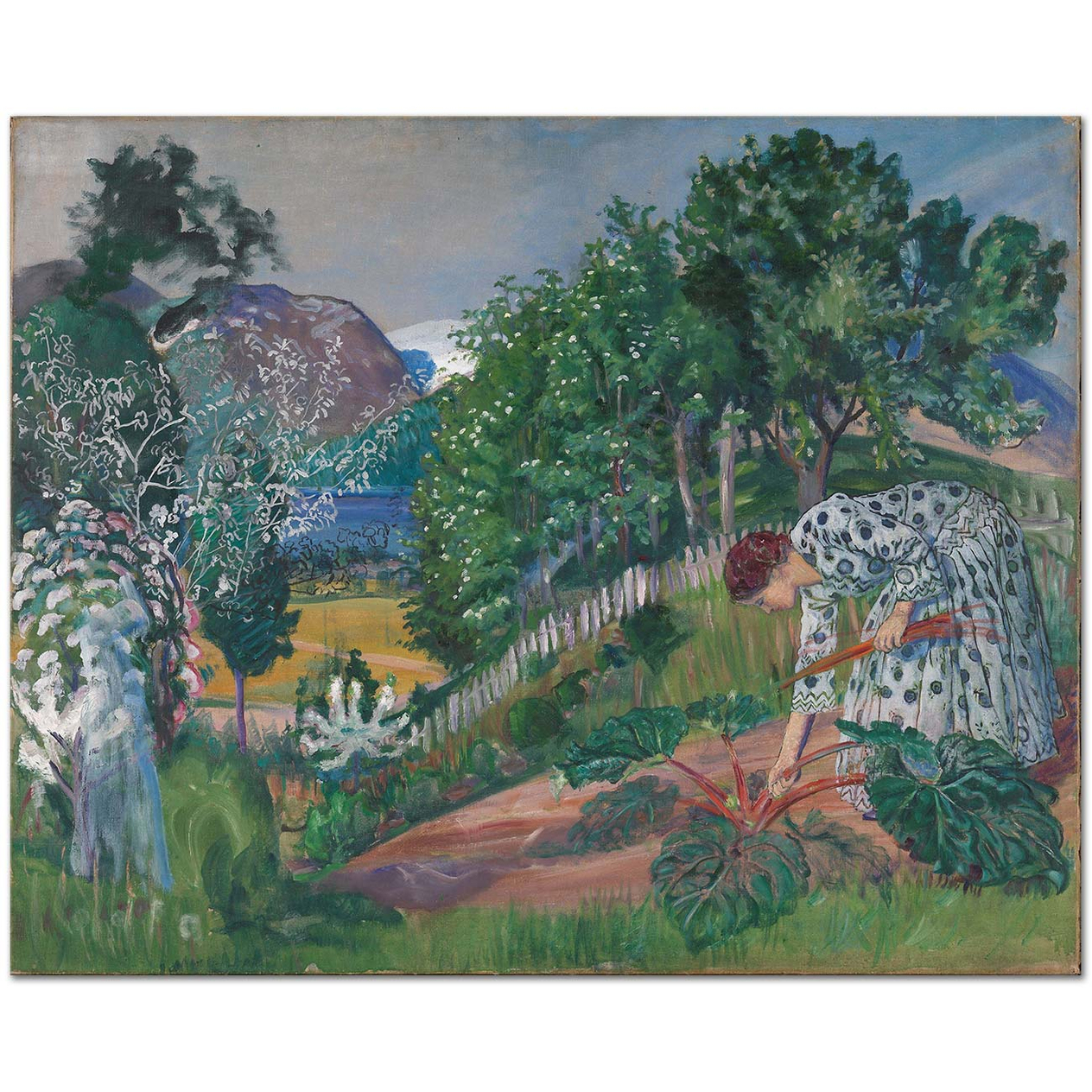 Nikolai Astrup Spring Evening in Jølster Art Print