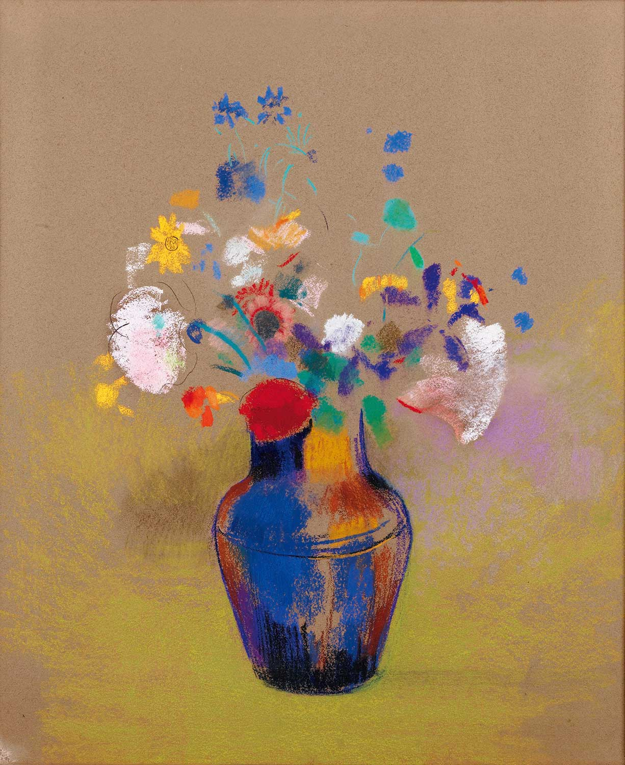Odilon Redon Çiçekler Kanvas Tablo