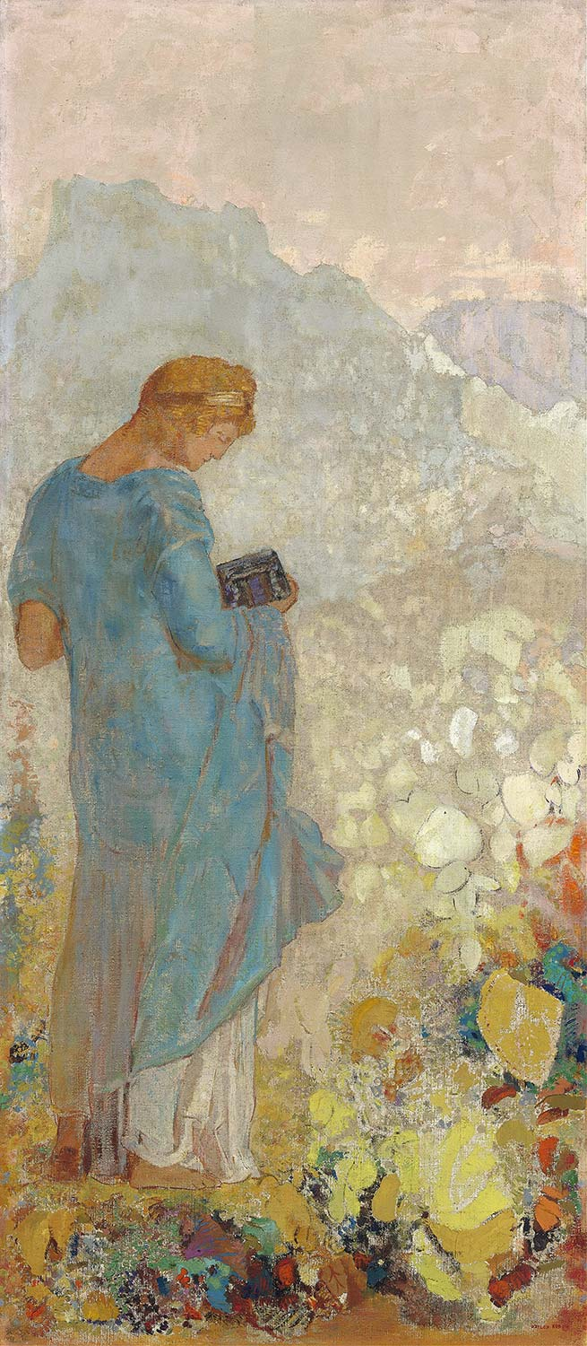 Odilon Redon Pandora Art Print