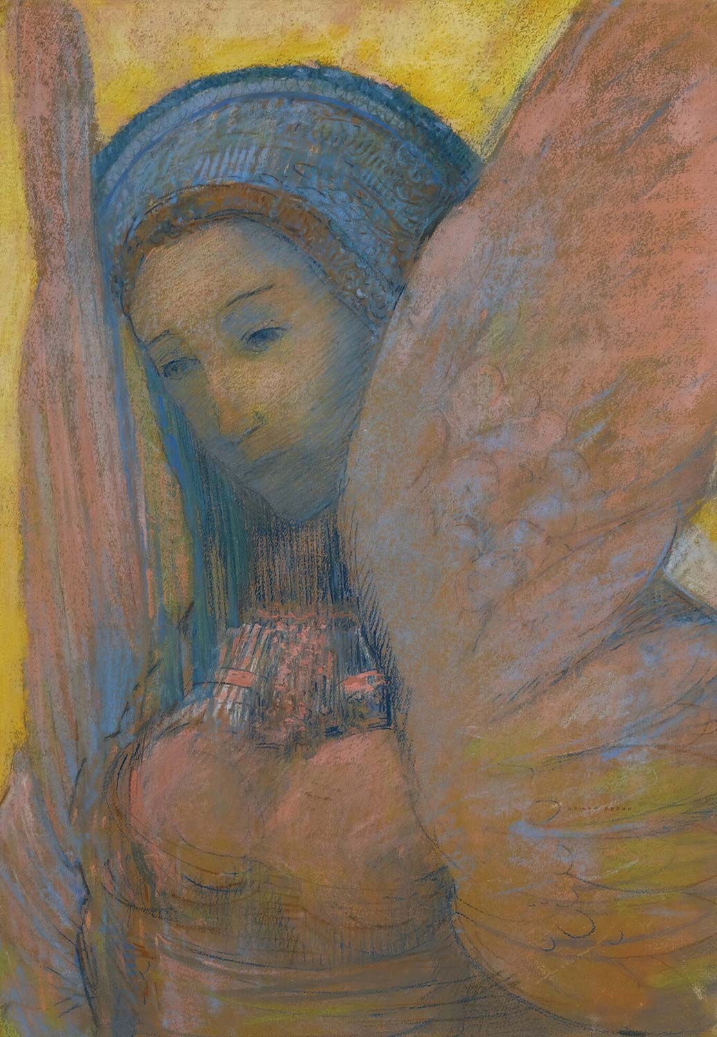 Odilon Redon Sphinx Art Print