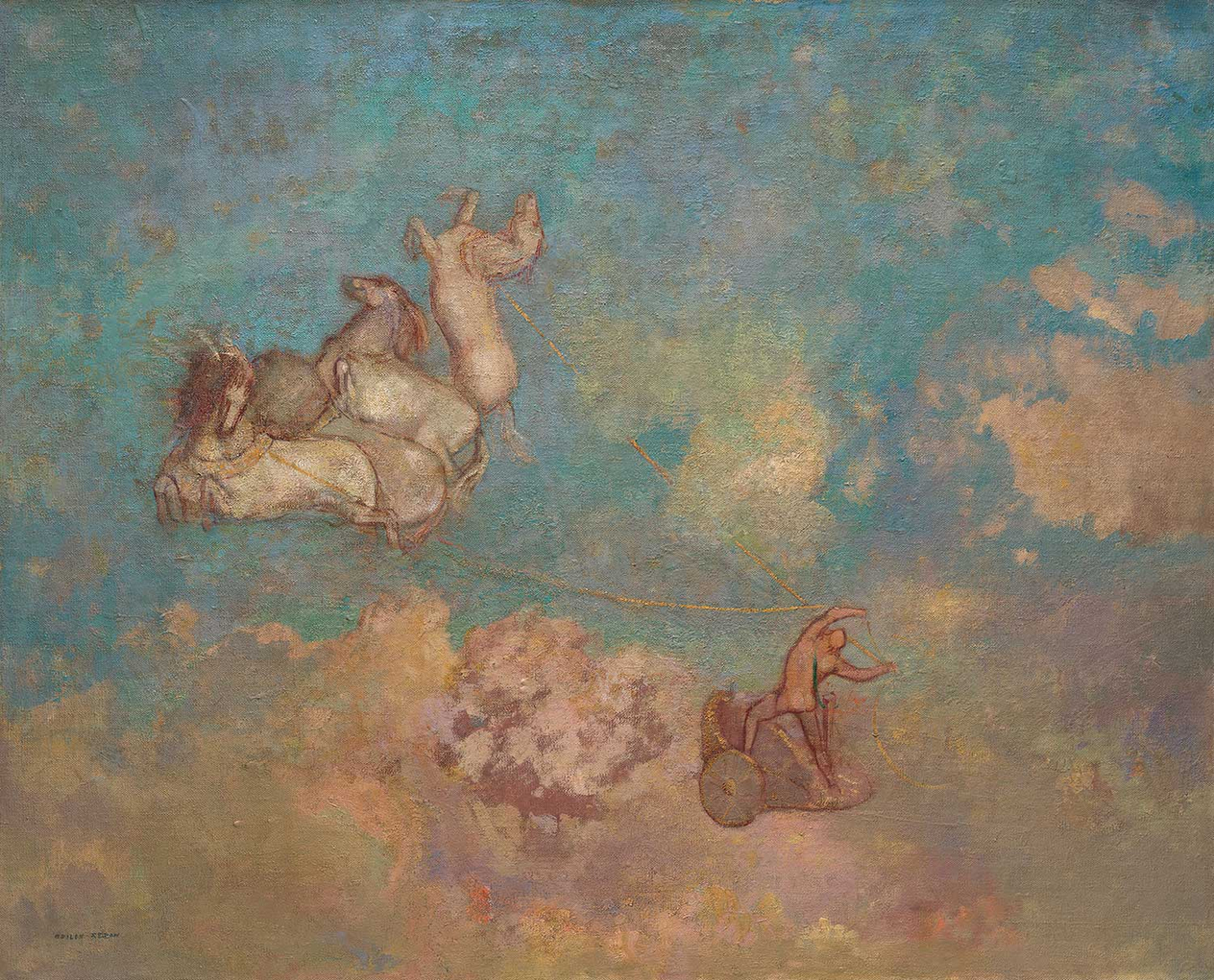 Odilon Redon Apollo'nun Arabası Kanvas Tablo