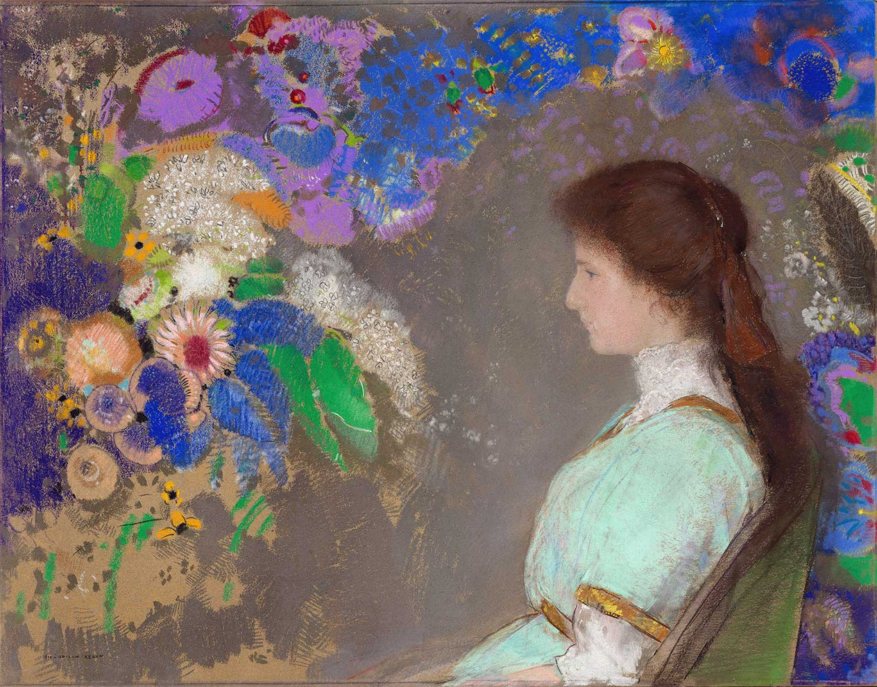 Odilon Redon Violette Hetmann Art Print