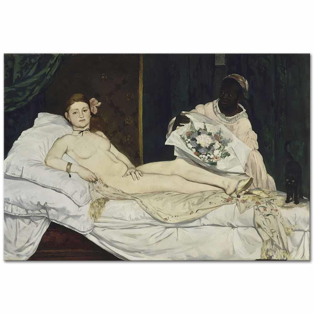 Edouard Manet Olympia Kanvas Tablo