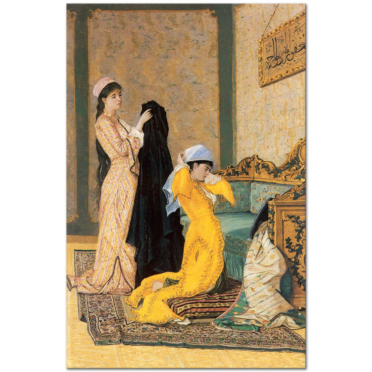 Osman Hamdi Bey Çarşaflanan Kadınlar Kanvas Tablo
