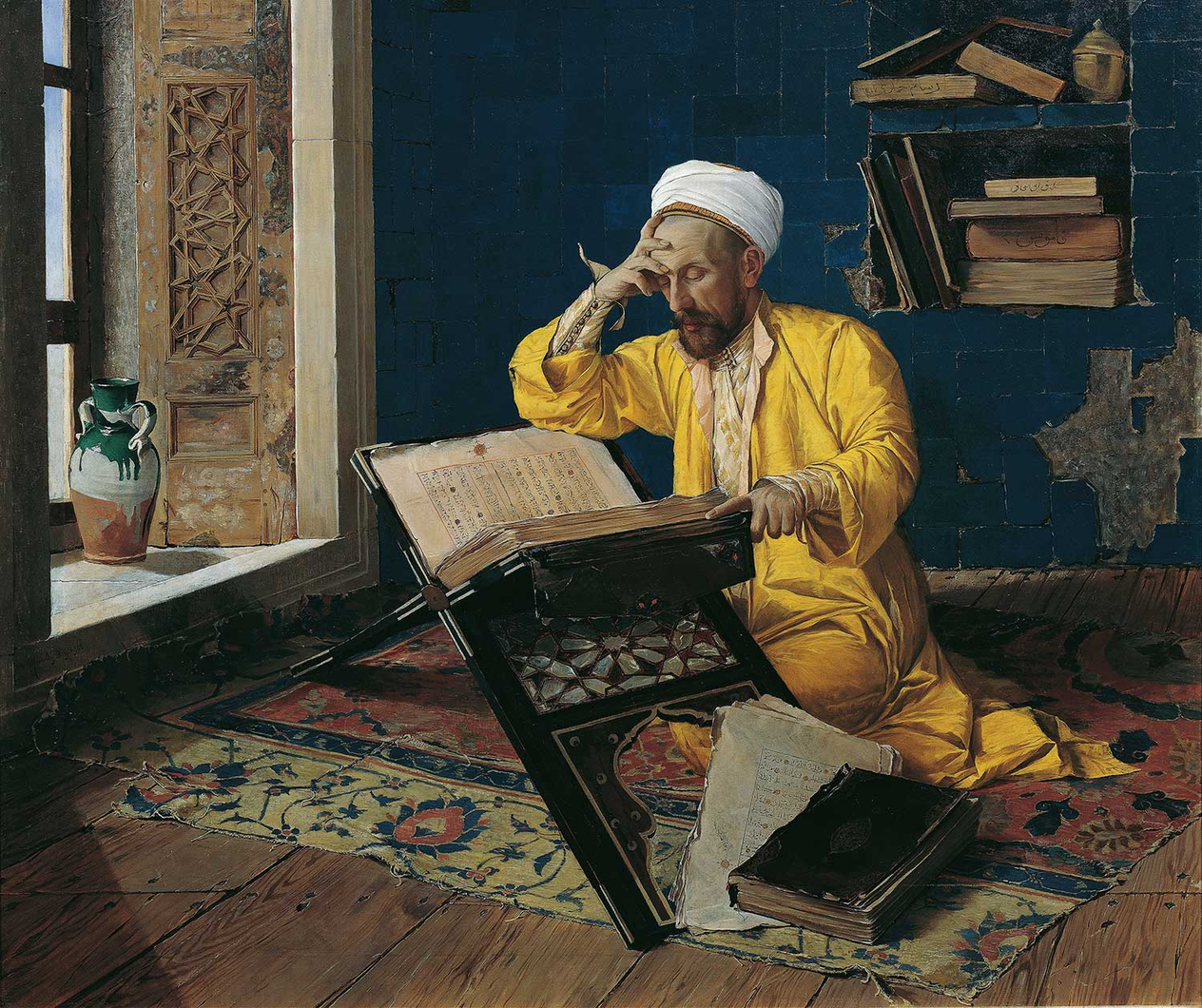 Osman Hamdi Bey İlahiyatçı Kanvas Tablo