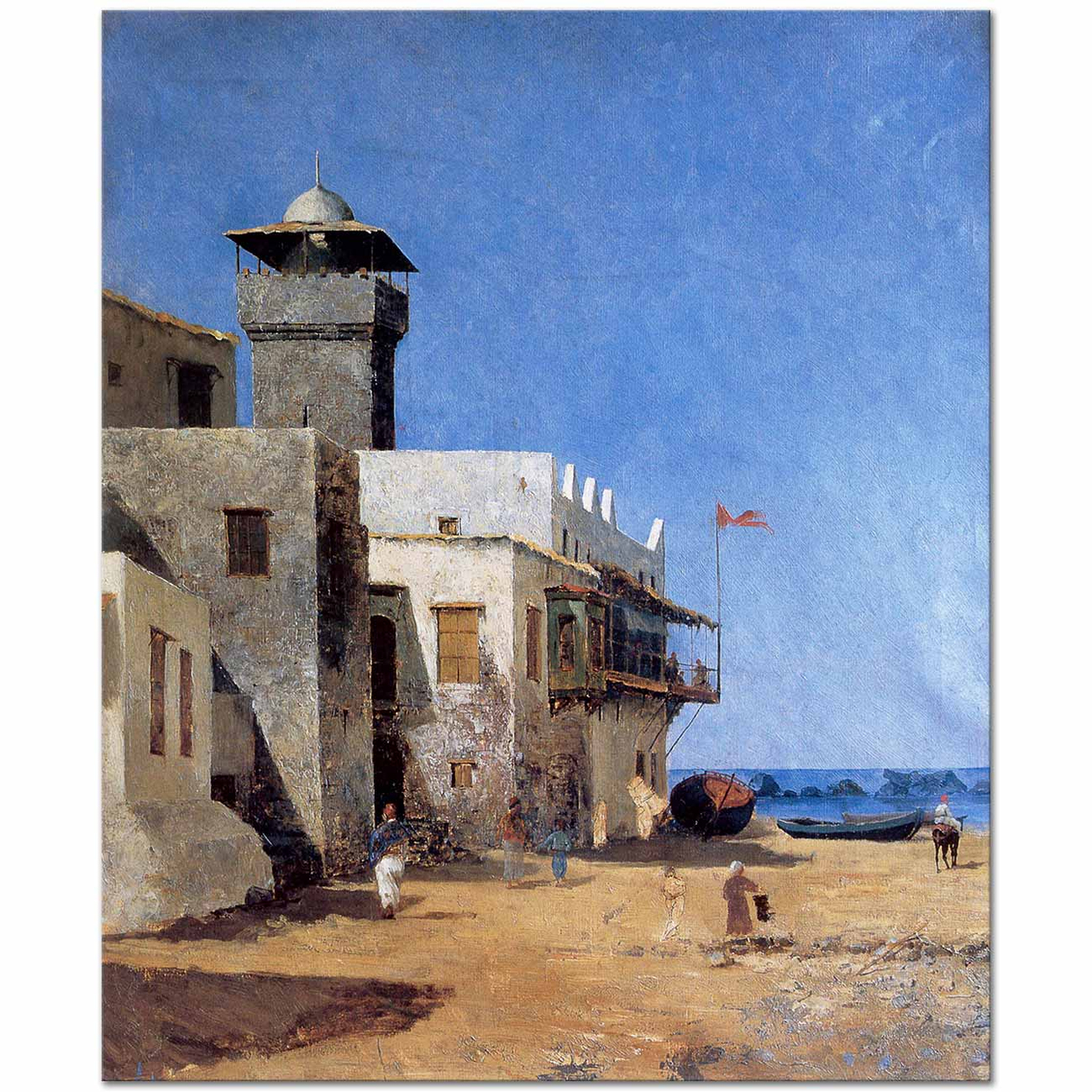 Osman Hamdi Bey Manzara Kanvas Tablo