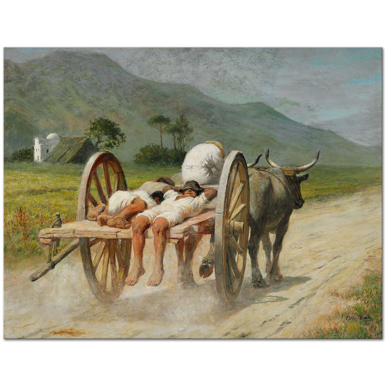 Otto Bache Scirococo Art Print