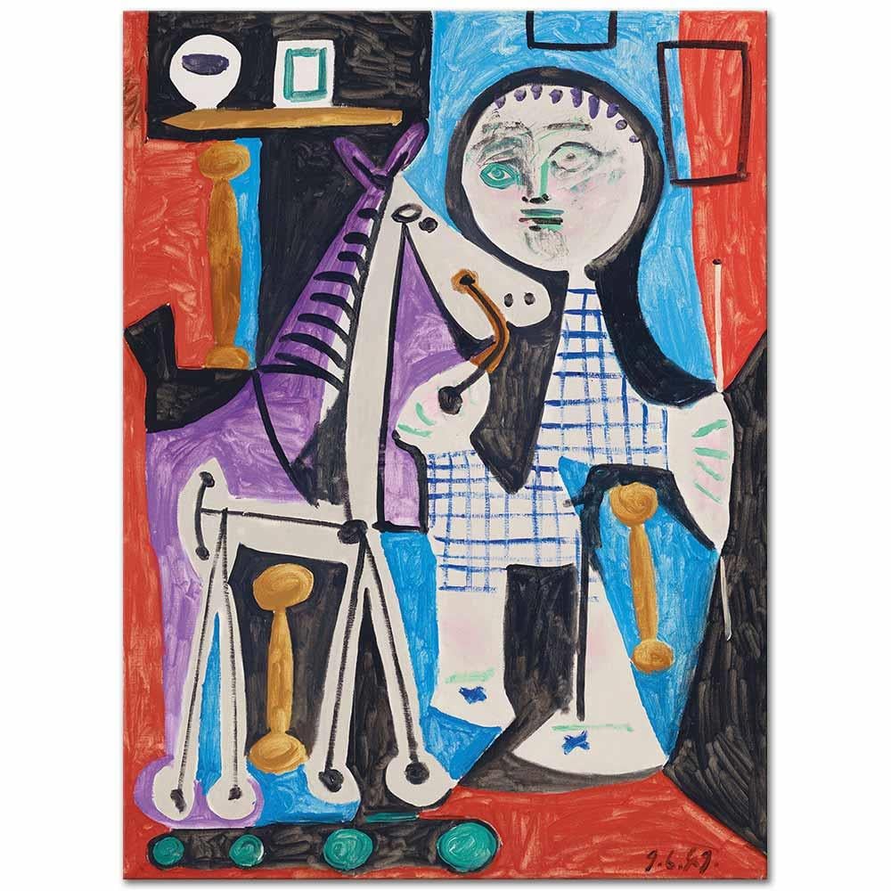 Pablo Picasso Claude İki Yaşındayken Kanvas Tablo