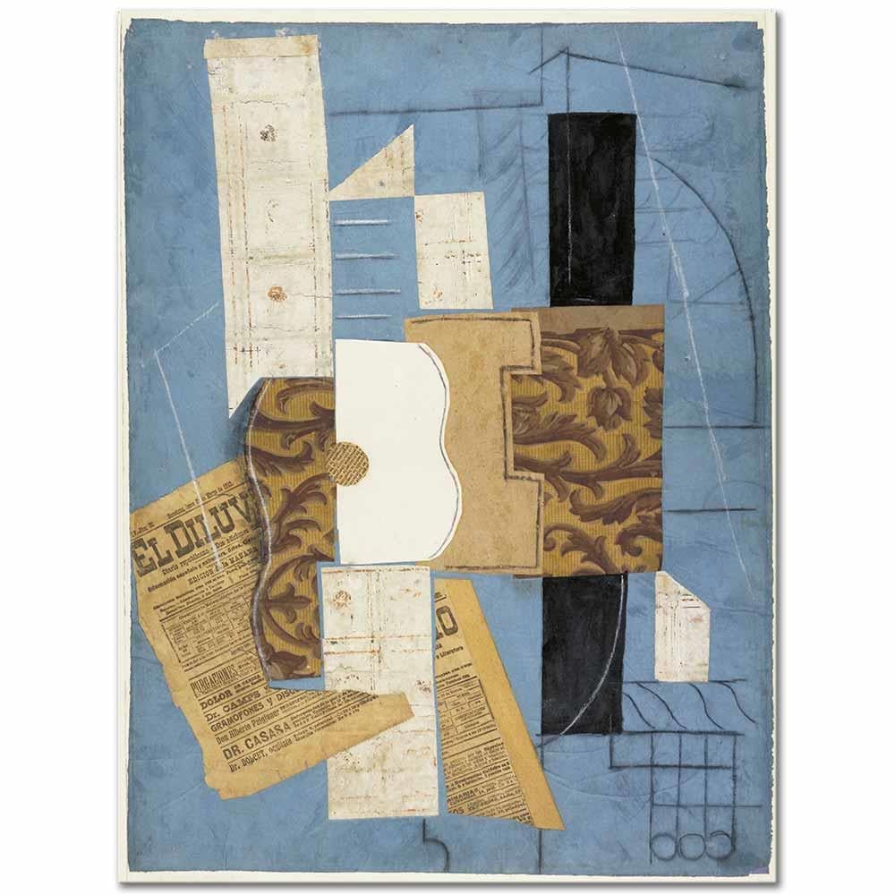 Pablo Picasso Gitar Kanvas Tablo