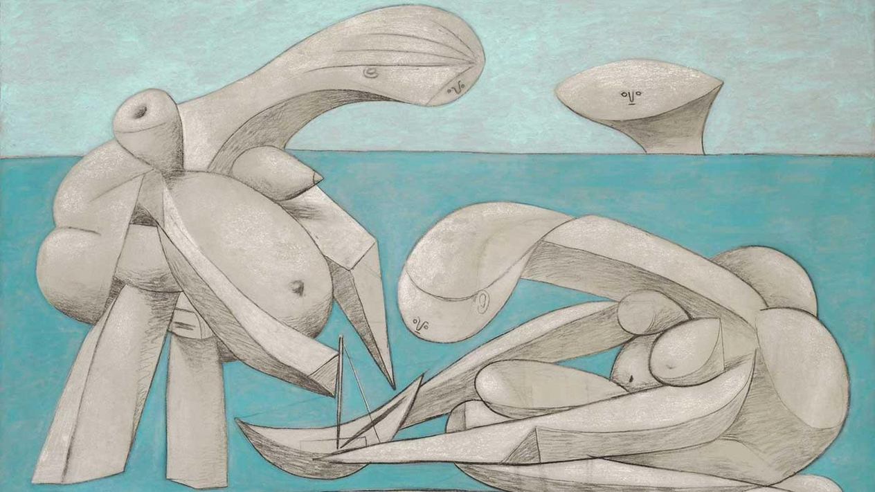 On the Beach by Pablo Picasso