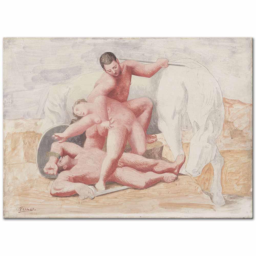 Pablo Picasso Tecavüz Kanvas Tablo