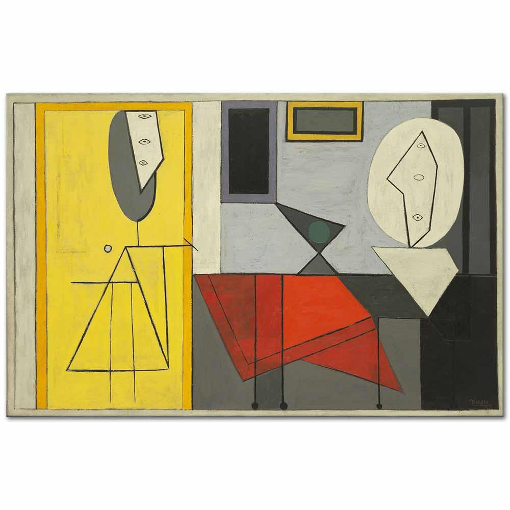 Pablo Picasso Stüdyo Kanvas Tablo
