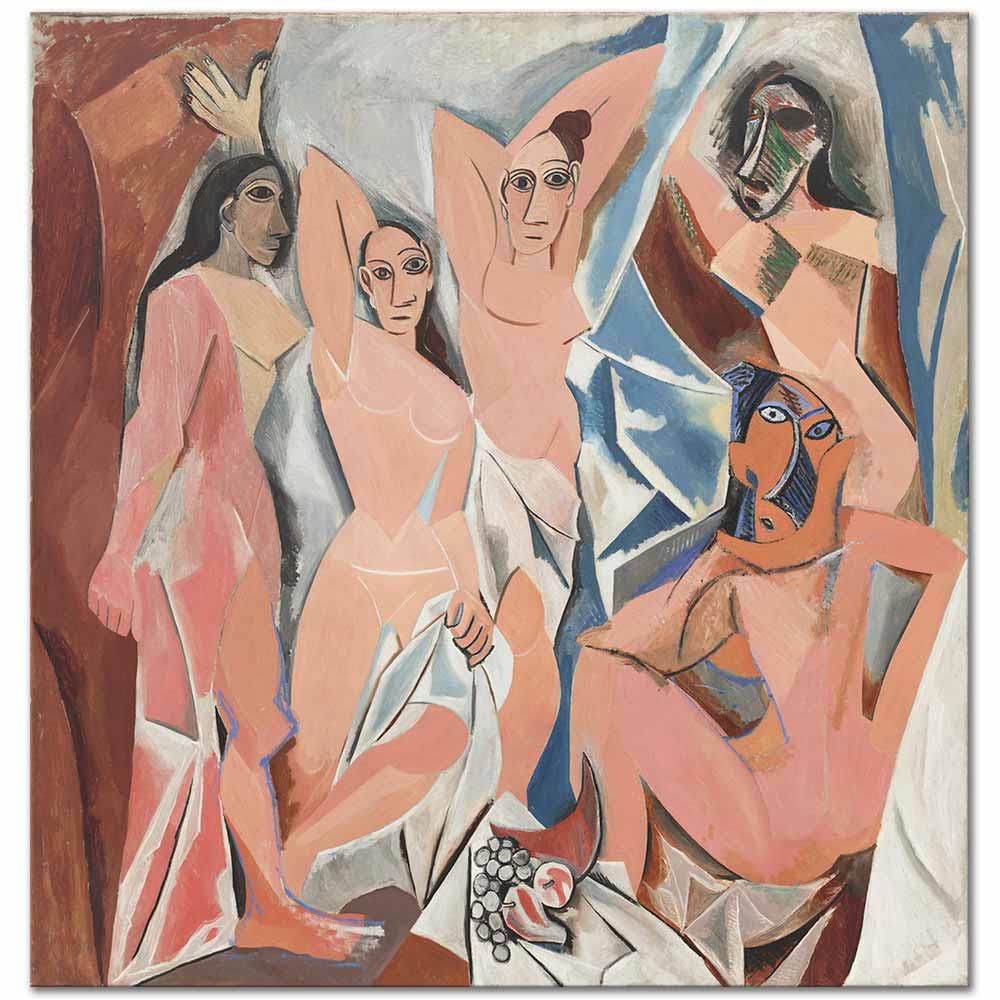Pablo Picasso Avignon'lu Kadınlar Kanvas Tablo