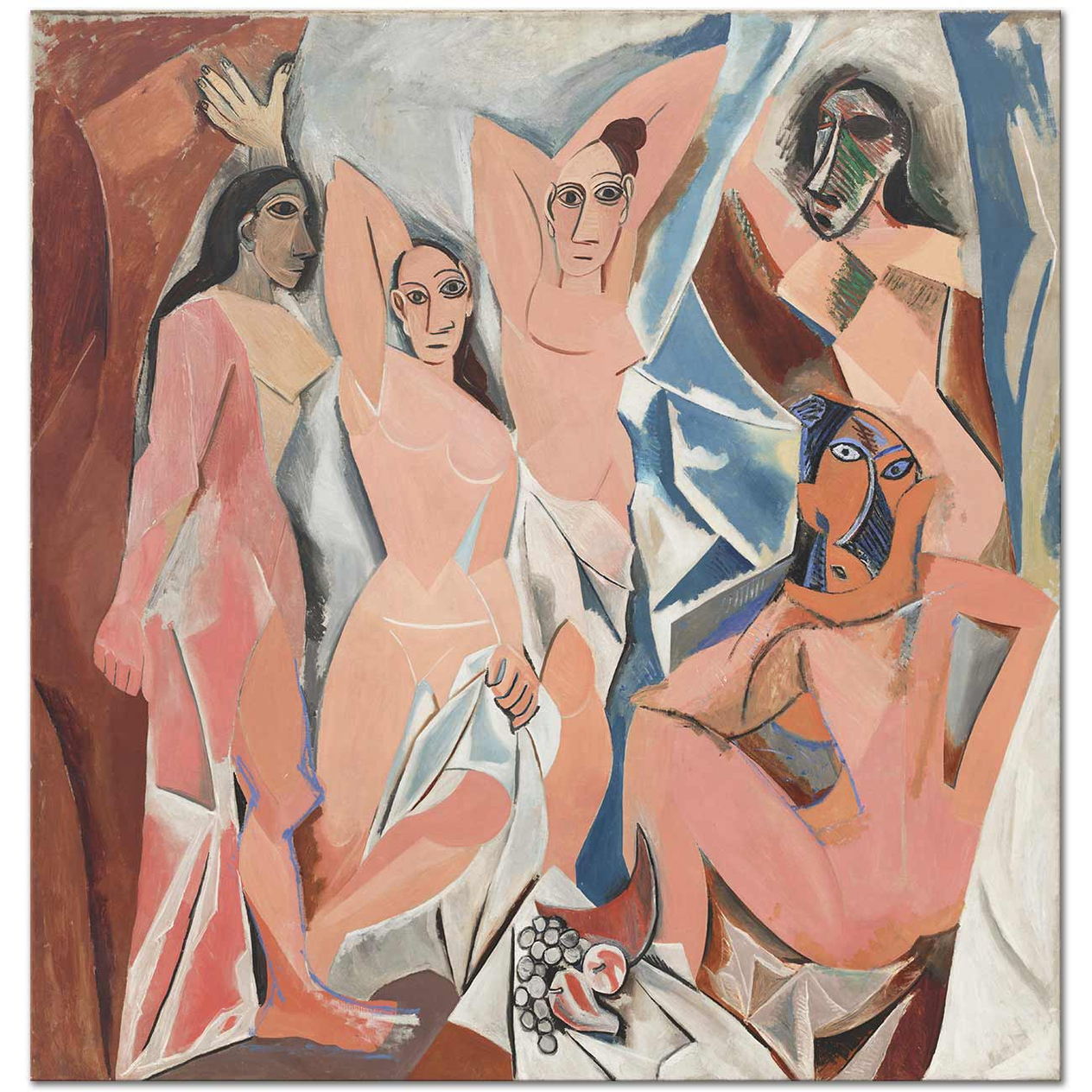 Pablo Picasso Avignon'lu Kadınlar Kanvas Tablo
