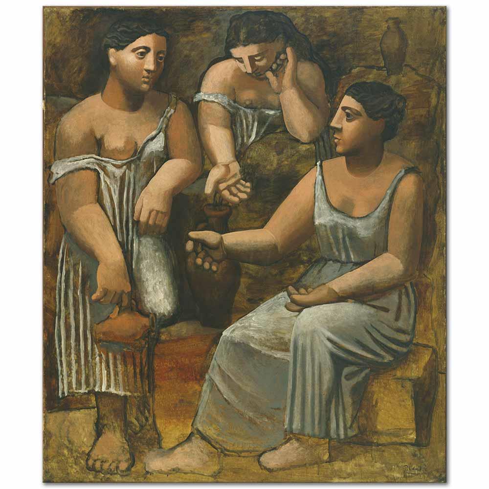 Pablo Picasso Çeşme Başında Üç Kadın Kanvas Tablo