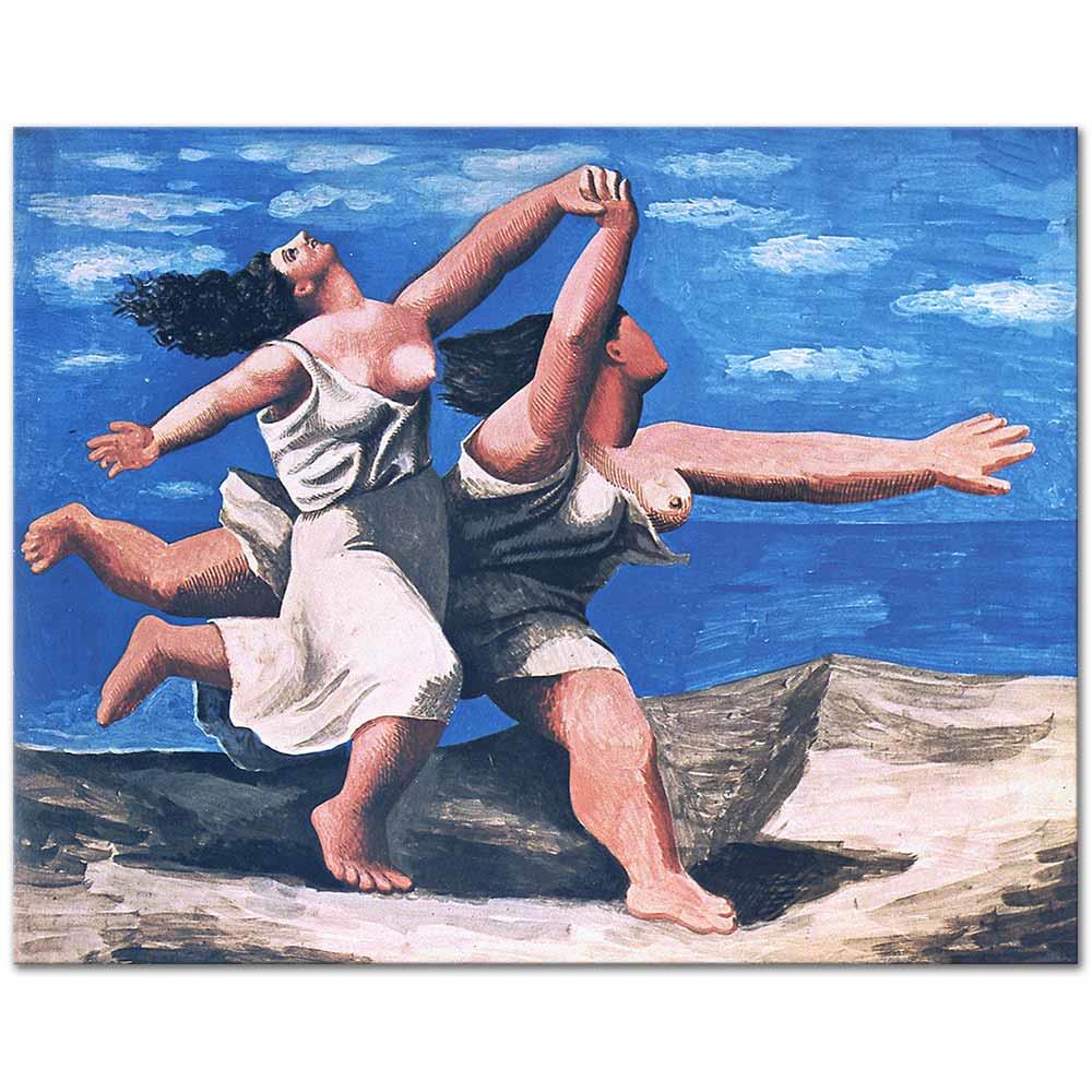 Pablo Picasso Sahilde Koşan Kadınlar Kanvas Tablo