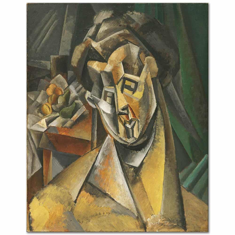Pablo Picasso Kadın ve Armutlar Kanvas Tablo