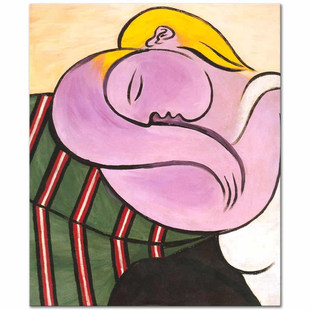 Pablo Picasso Sarı Saçlı Kadın Kanvas Tablo
