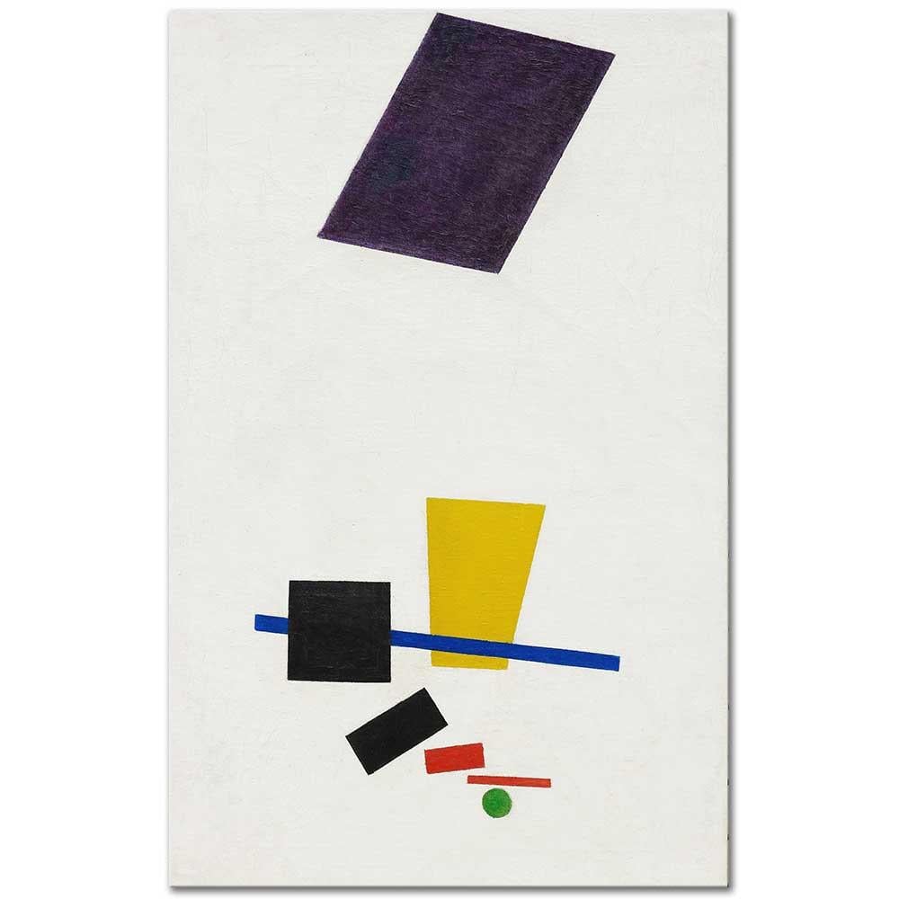 Kazimir Malevich Futbolcunun Resimsel Gerçekliği Kanvas Tablo