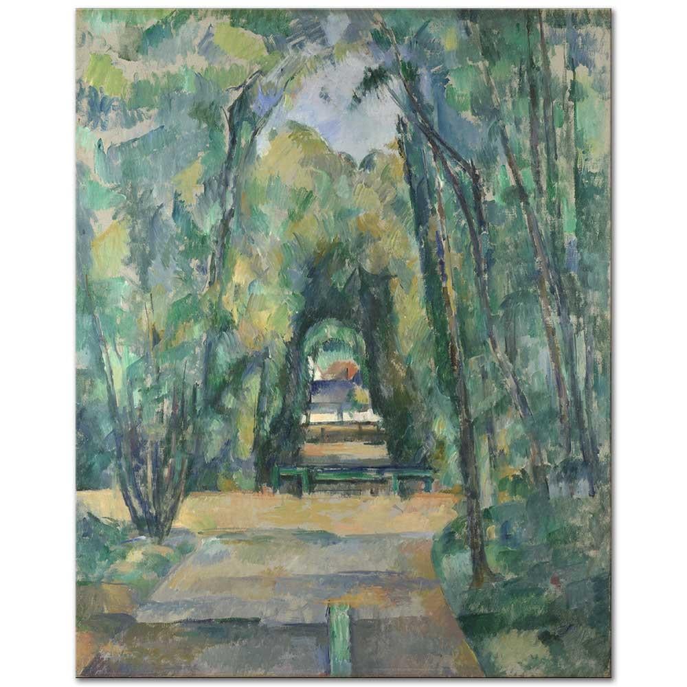 Paul Cezanne Chantilly'de Bulvar Kanvas Tablo
