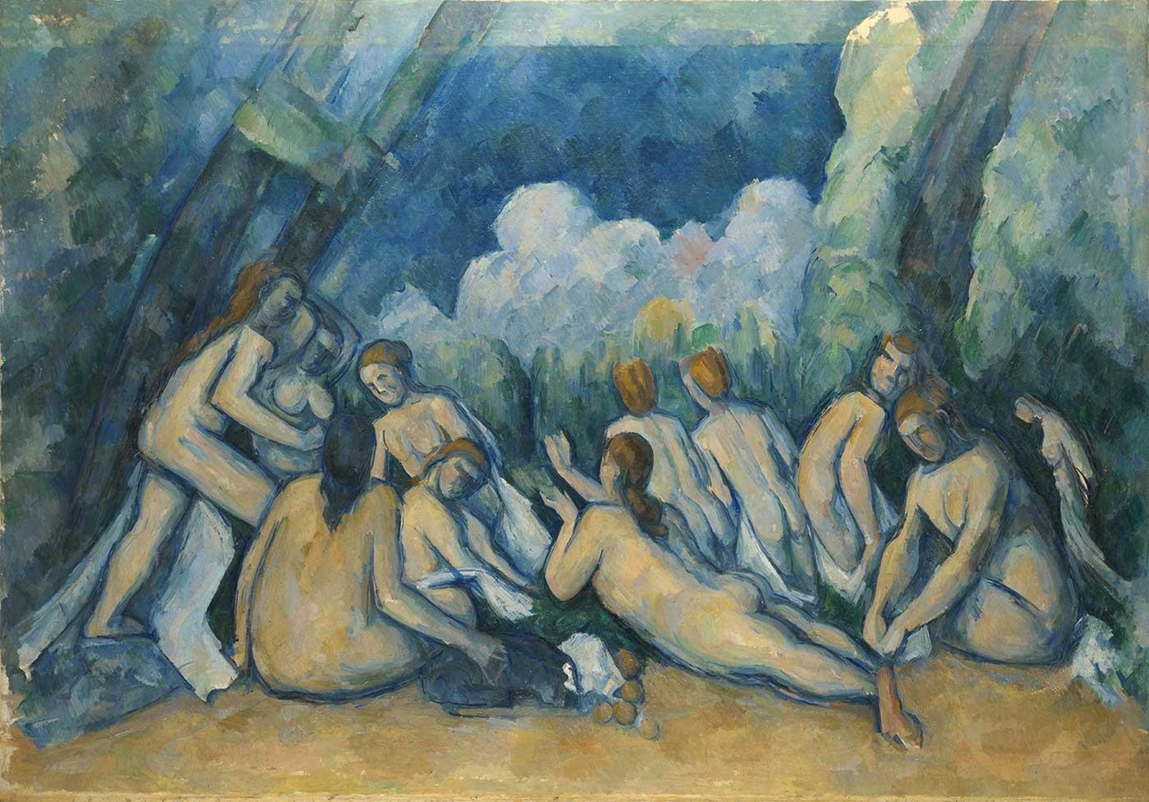Bathers V by Paul Cezanne
