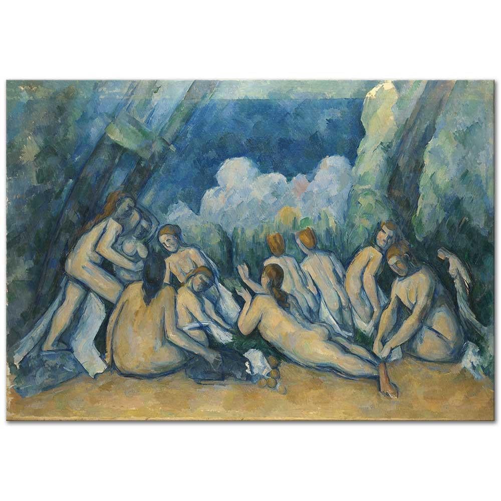 Bathers V by Paul Cezanne
